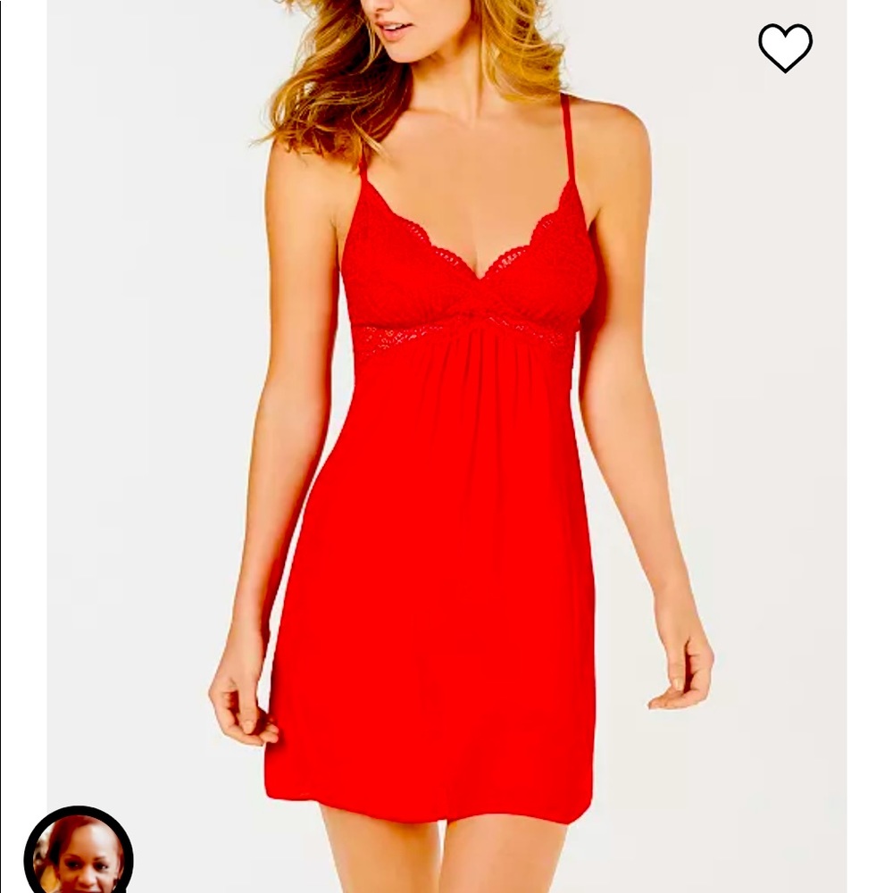 Red INC short Chemise.  Brand new in package